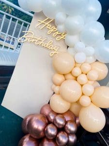 Colorful Balloon Birthday Backdrop