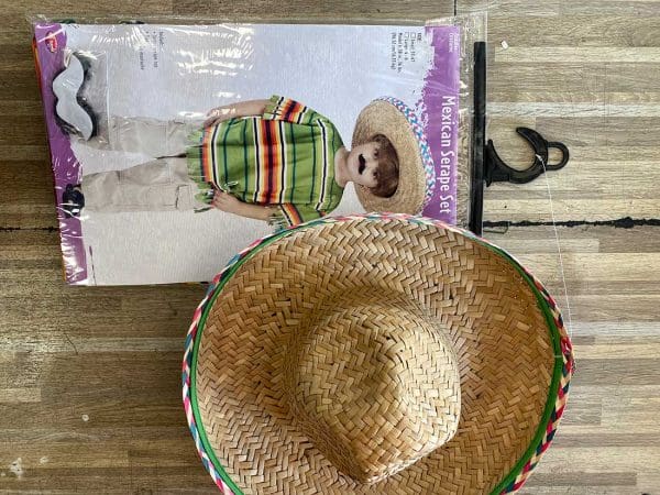 Kids Mexican Costume with Sombrero