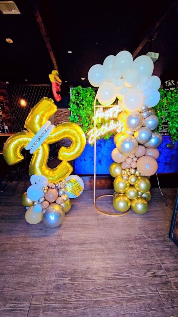 Twenty-fifth Birthday Balloons
